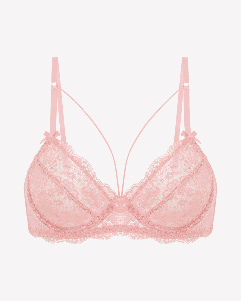 Lace Unlined Strappy Bras Lingerie Sets-Bras - Tophatter Daily Deals