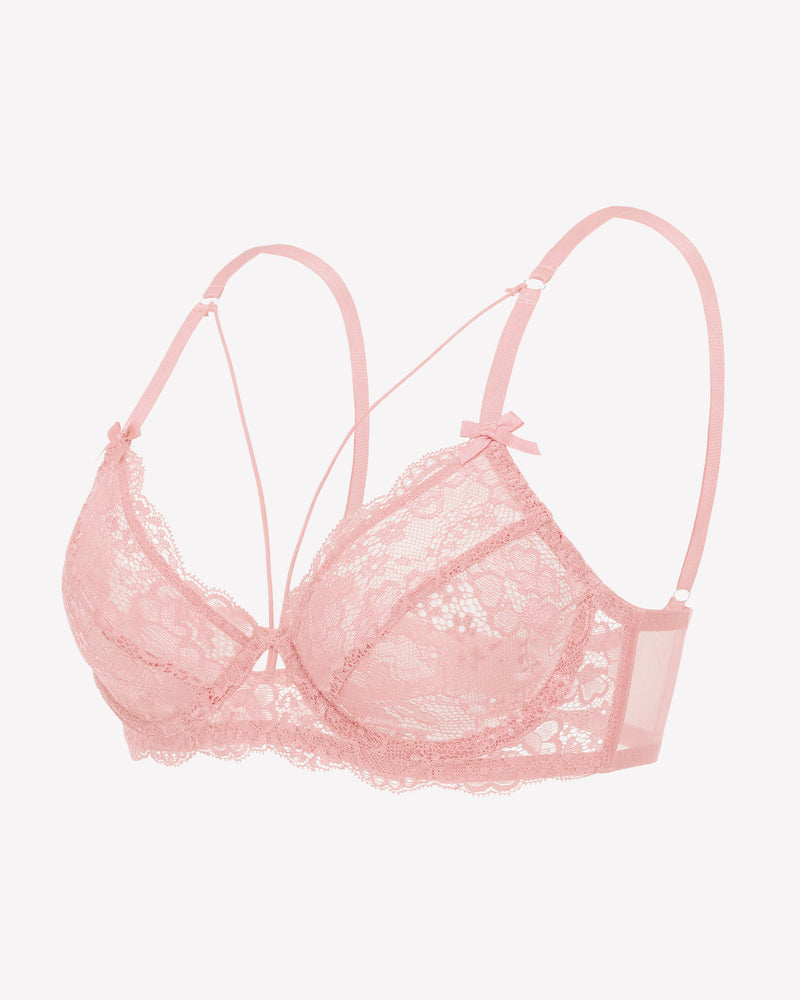 Lace Unlined Strappy Bras Lingerie Sets-Bras - Tophatter Daily Deals