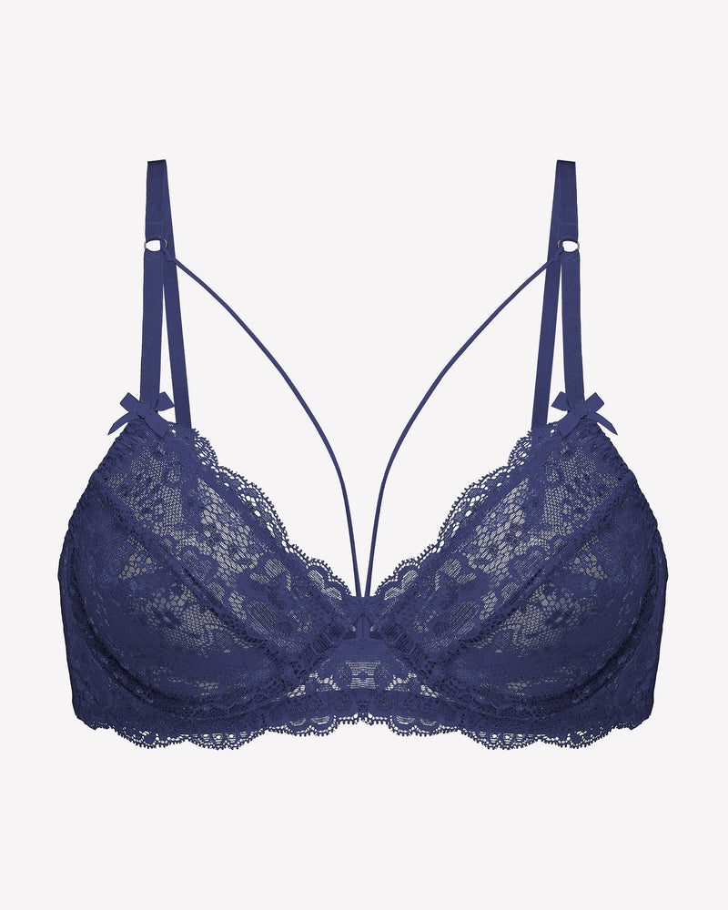Lace Unlined Strappy Bras Lingerie Sets-Bras - Tophatter Daily Deals