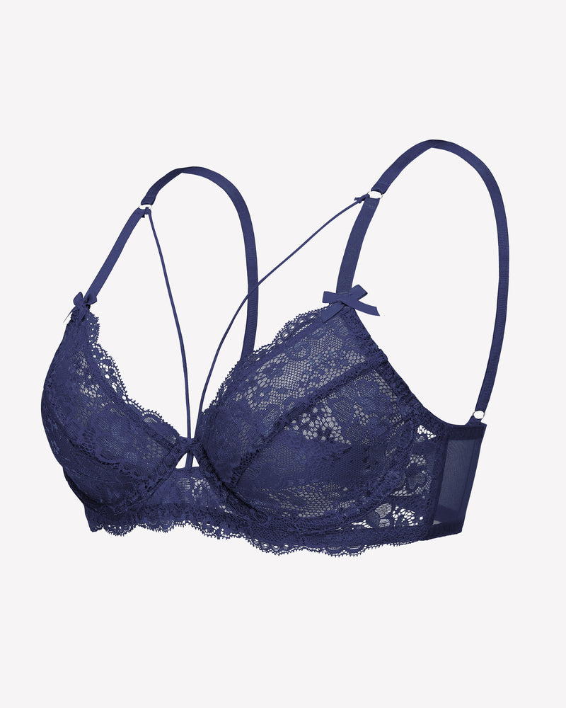 Lace Unlined Strappy Bras Lingerie Sets-Bras - Tophatter Daily Deals