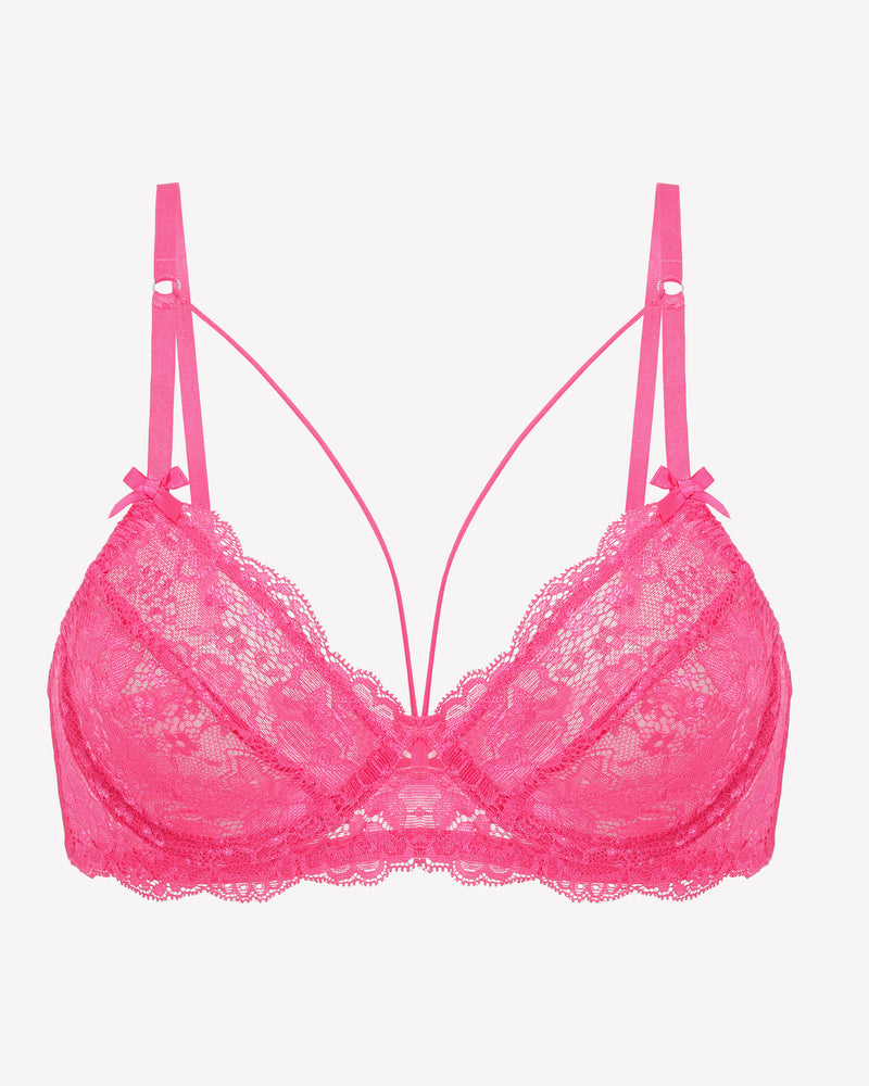 Lace Unlined Strappy Bras Lingerie Sets-Bras - Tophatter Daily Deals