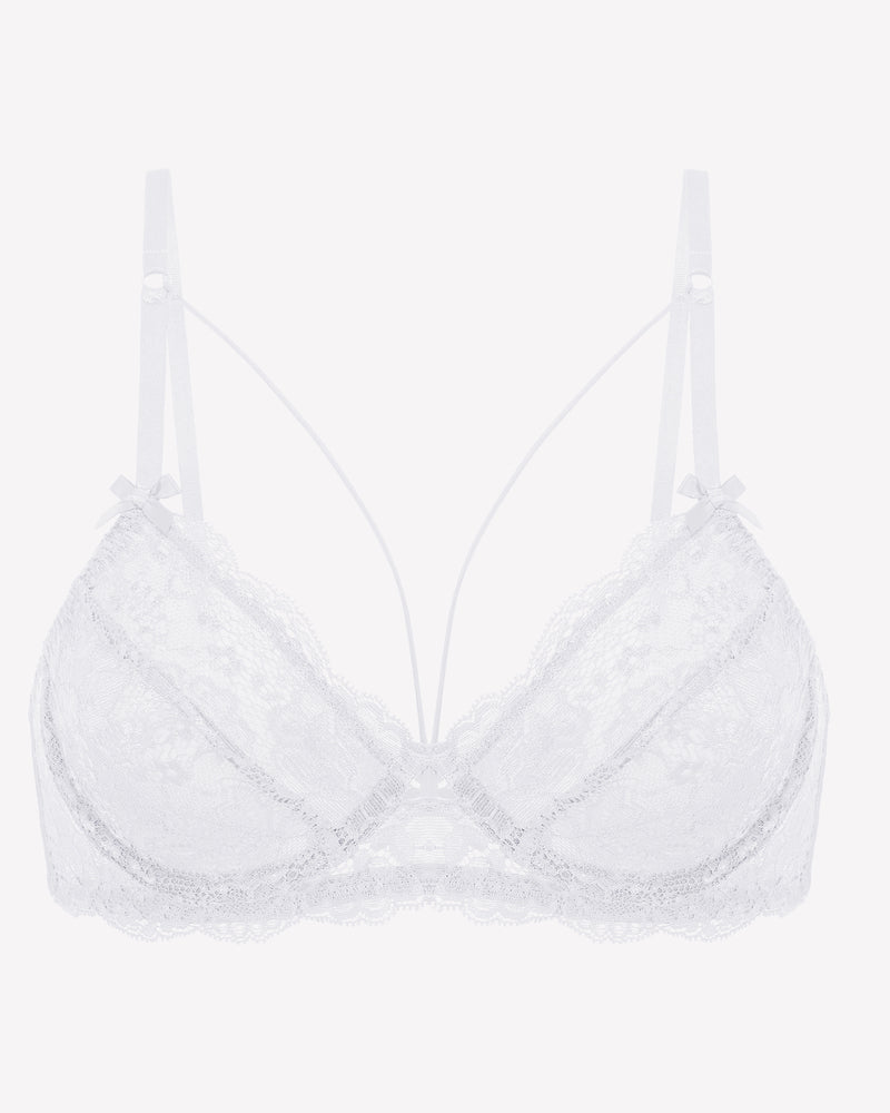 Lace Unlined Strappy Bras Lingerie Sets-Bras - Tophatter Daily Deals