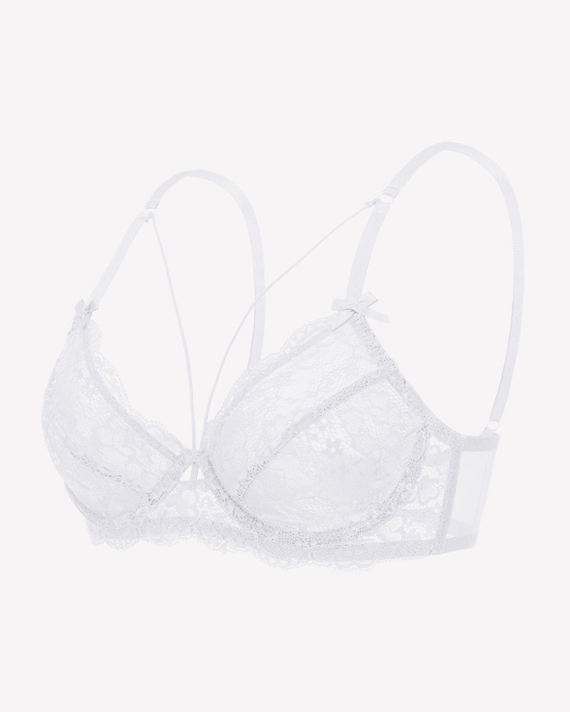 Lace Unlined Strappy Bras Lingerie Sets-Bras - Tophatter Daily Deals