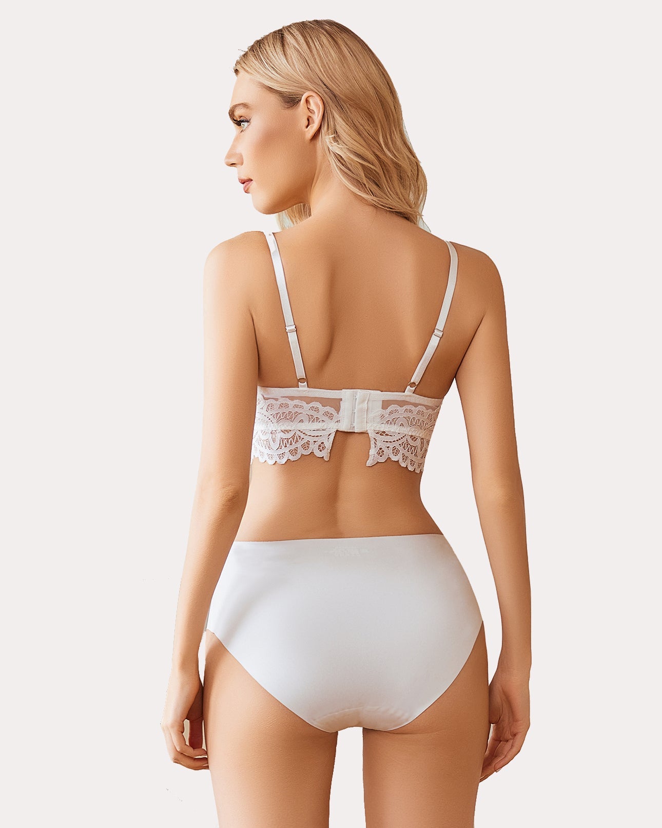 Underwire Bra Lace Full Coverage Bralette Lingerie Sets-Bras - Tophatter Daily Deals