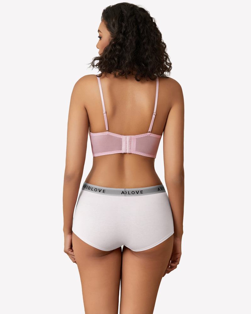 Cotton Panties Full Coverage Shorts Lingeries-panties - Tophatter Daily Deals