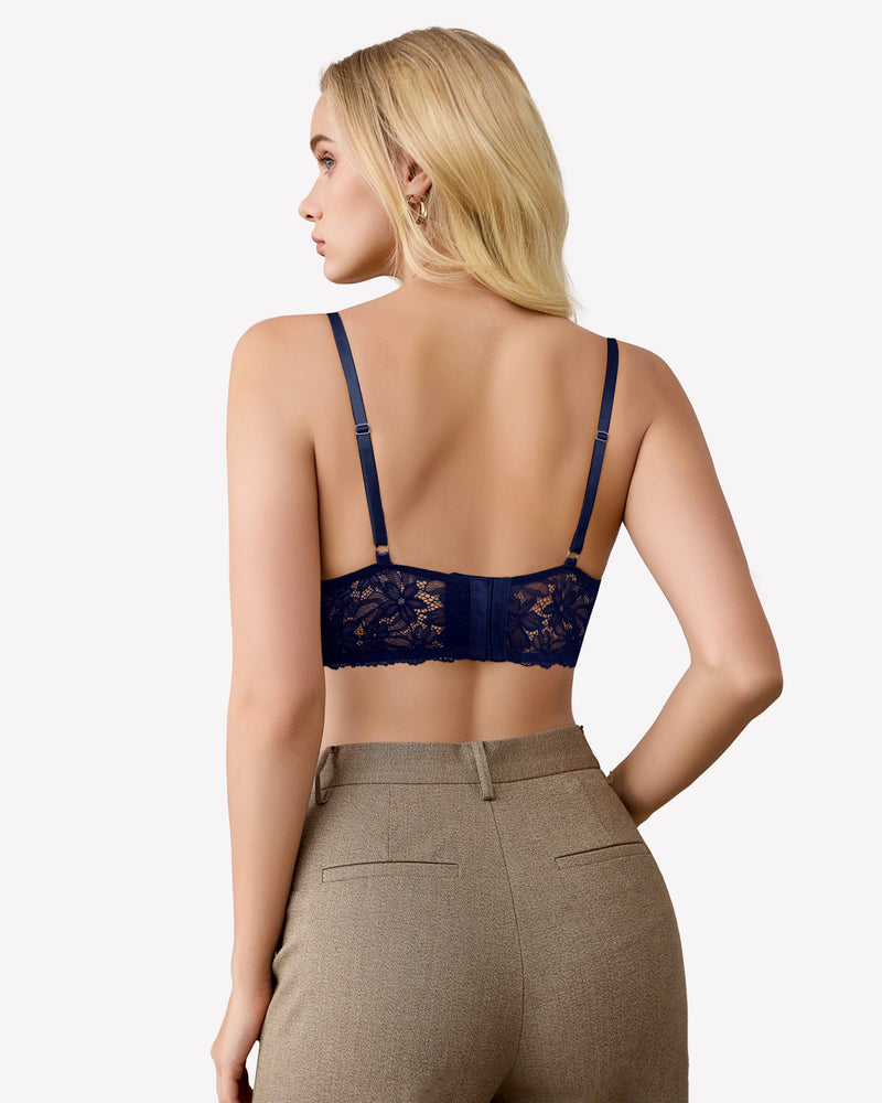Lace Bra Bralettes Wireless Bras Lingerie Sets-Bras - Tophatter Daily Deals