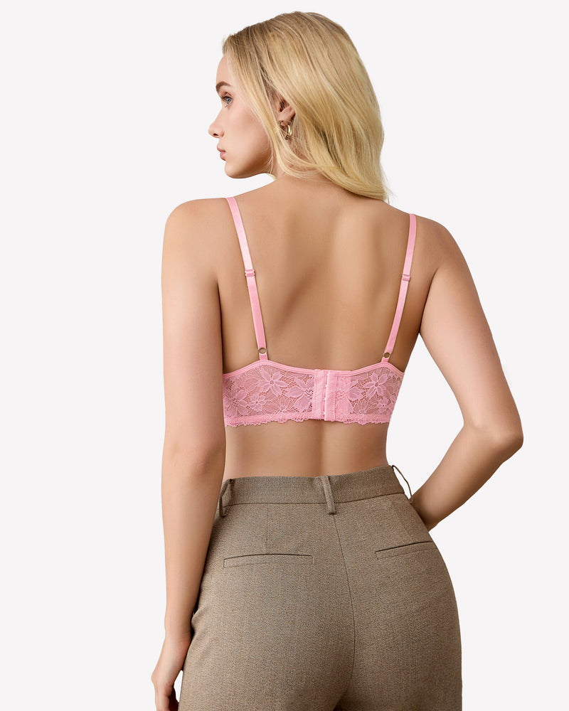 Lace Bra Bralettes Wireless Bras Lingerie Sets-Bras - Tophatter Daily Deals