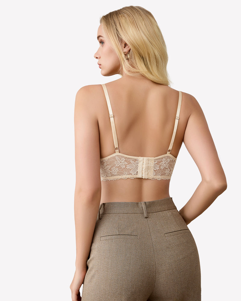 Lace Bra Bralettes Wireless Bras Lingerie Sets-Bras - Tophatter Daily Deals