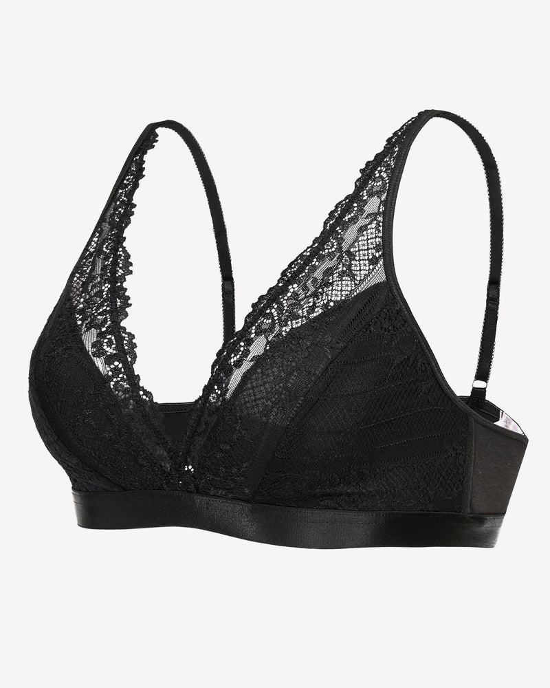 Lace Wireless Bralette Bras Lingerie Sets-Bras - Tophatter Daily Deals