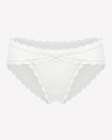 Cotton Panties Lace Stretch Hipster White Lingeries-panties - Tophatter Daily Deals