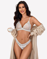 Lace Low Waist Brazilian Panties Lingeries-panties - Tophatter Daily Deals