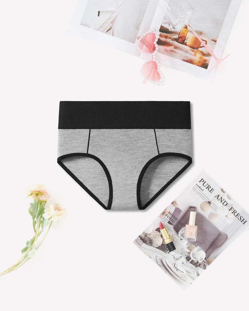Cotton Hipster Panties High Waist Briefs Lingeries-panties - Tophatter Daily Deals