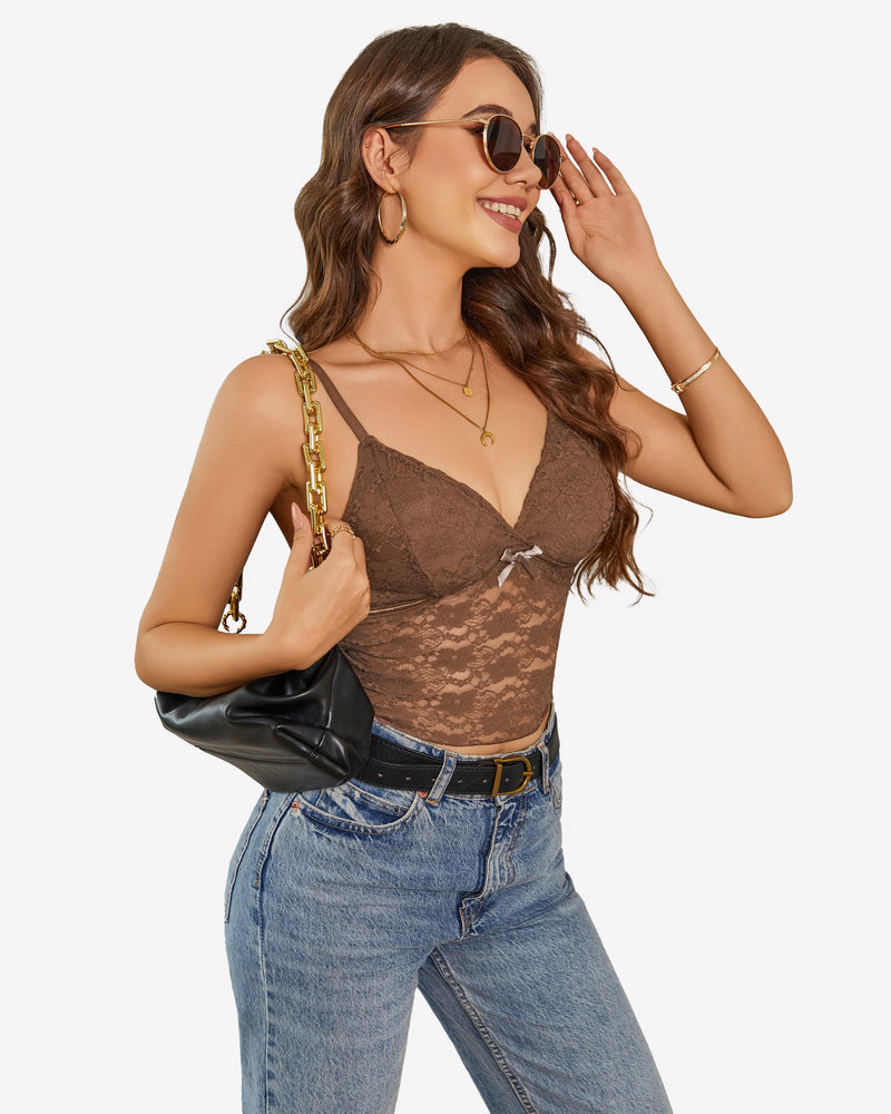Camisole Top Crop Y2k Tank Lingerie Sets-Bras - Tophatter Daily Deals