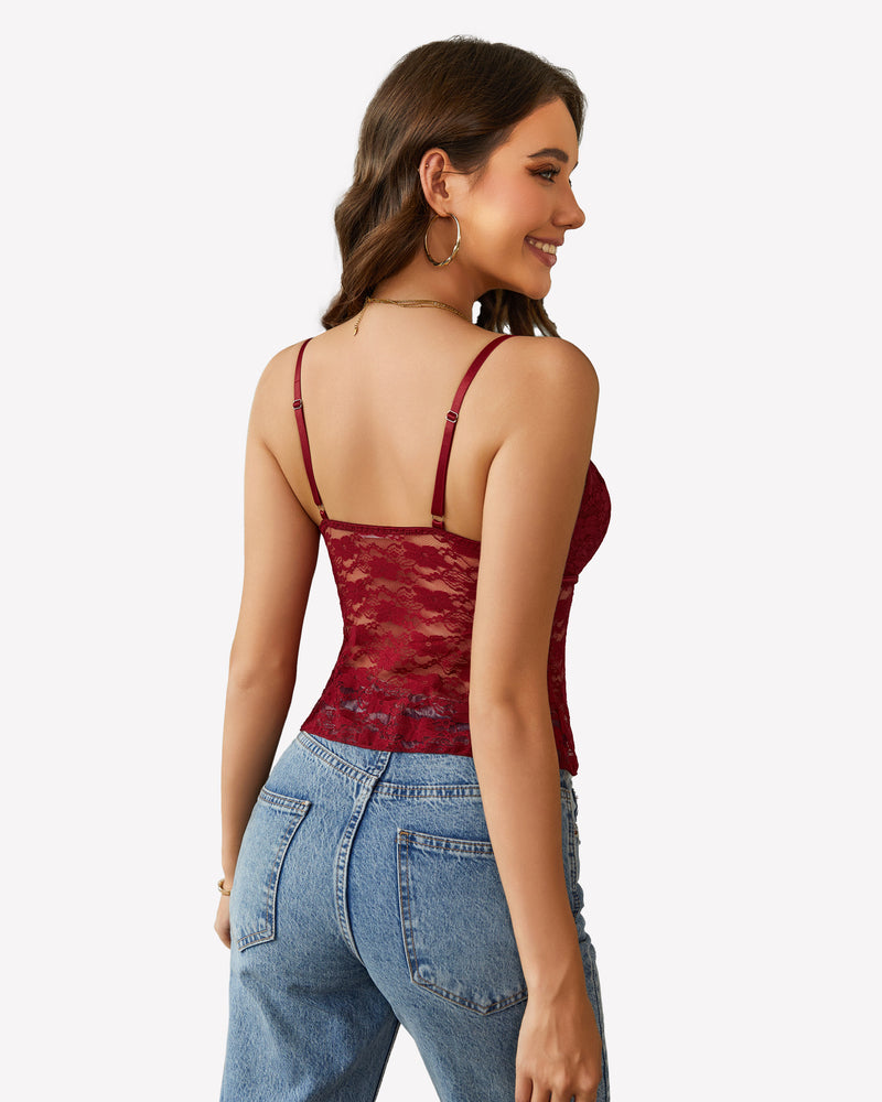 Camisole Top Crop Y2k Tank Lingerie Sets-Bras - Tophatter Daily Deals