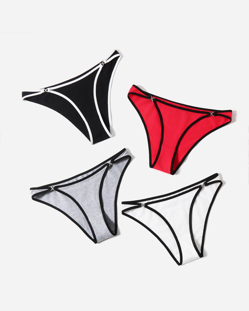 Cotton Panties Low Rise Hipster Lingeries-panties - Tophatter Daily Deals