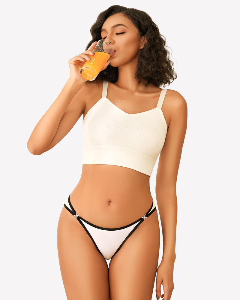 Cotton Panties Low Rise Hipster Lingeries-panties - Tophatter Daily Deals