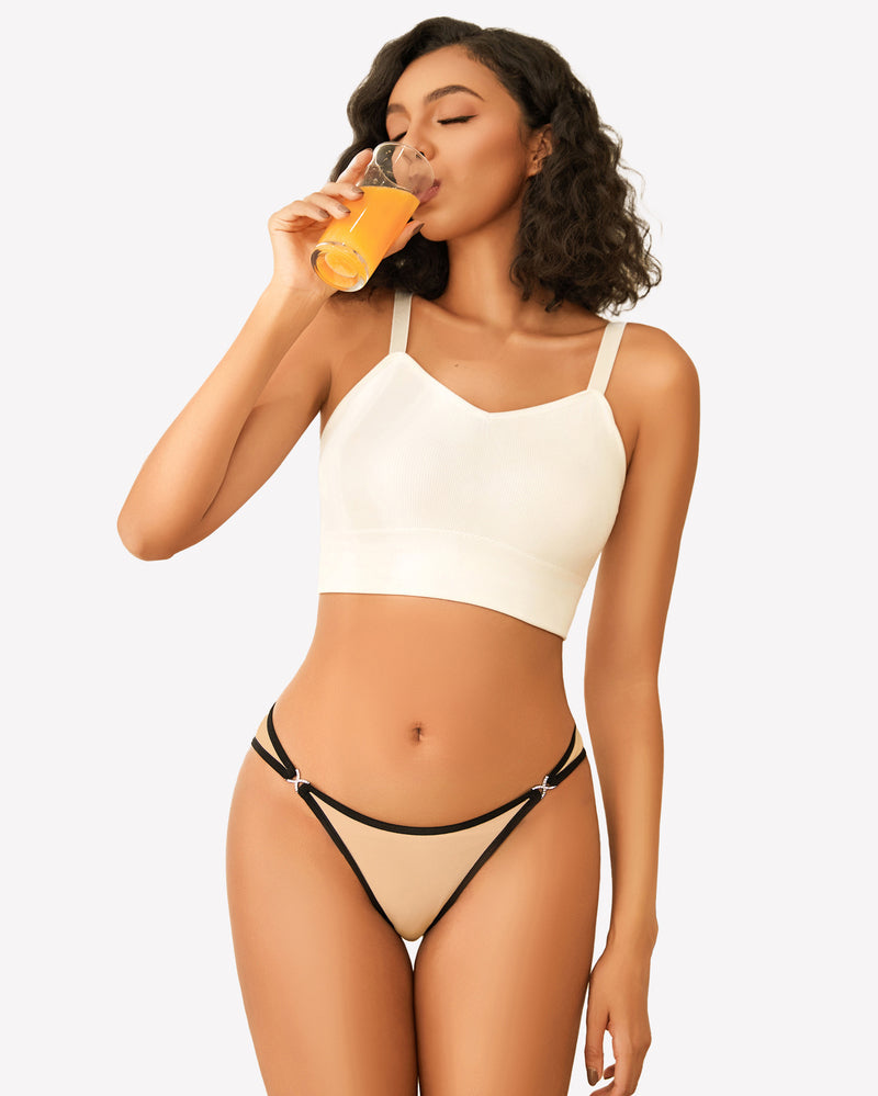 Cotton Panties Low Rise Hipster Lingeries-panties - Tophatter Daily Deals