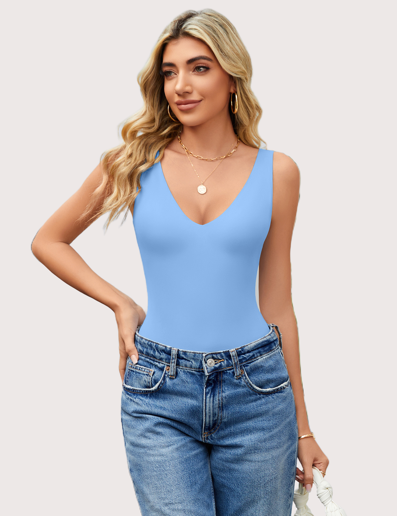 Double Lined Bodysuit Leotard Shaperwear-bodysuit - Tophatter Daily Deals