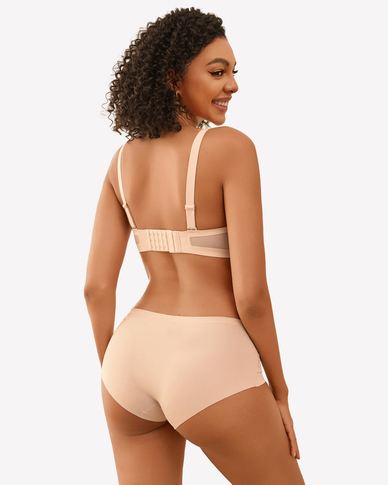 Seamless Wireless Bras with Soft Support Lingerie Sets-Bras - Tophatter Daily Deals