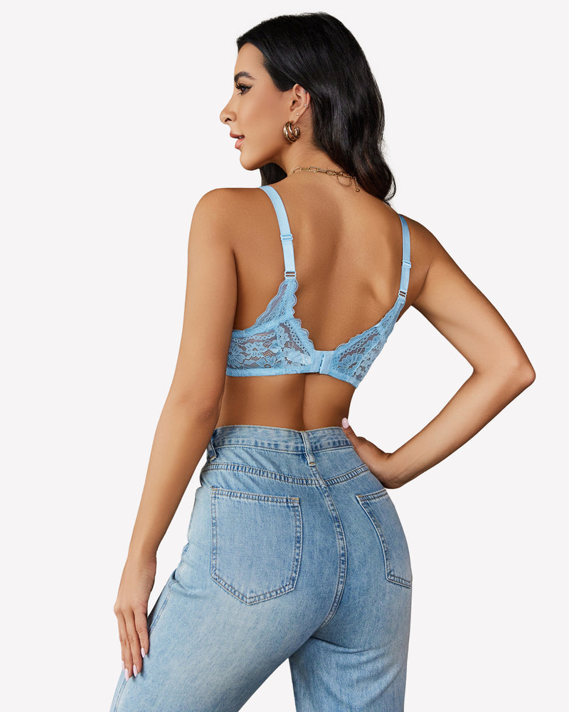 Push Up Bralettes with Underwire Lingerie Sets-Bras - Tophatter Daily Deals