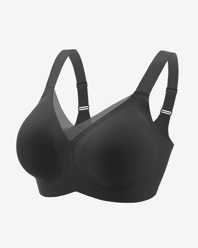 Seamless Bras No Underwire Comfort Bra Black Lingerie Sets-Bras - Tophatter Daily Deals