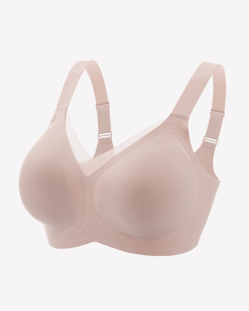 Seamless Bras No Underwire Comfort Bra Pink Lingerie Sets-Bras - Tophatter Daily Deals