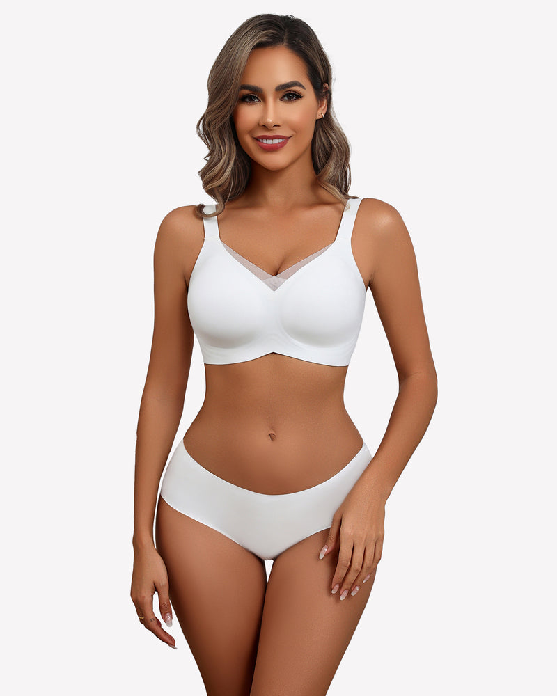 Seamless Bras No Underwire Comfort Bra Lingerie Sets-Bras - Tophatter Daily Deals
