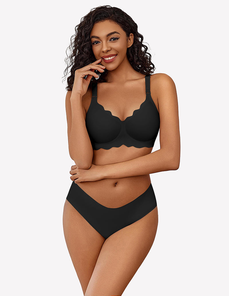 Wireless Full Coverage Push Up Bar Lingerie Sets-Bras - Tophatter Daily Deals