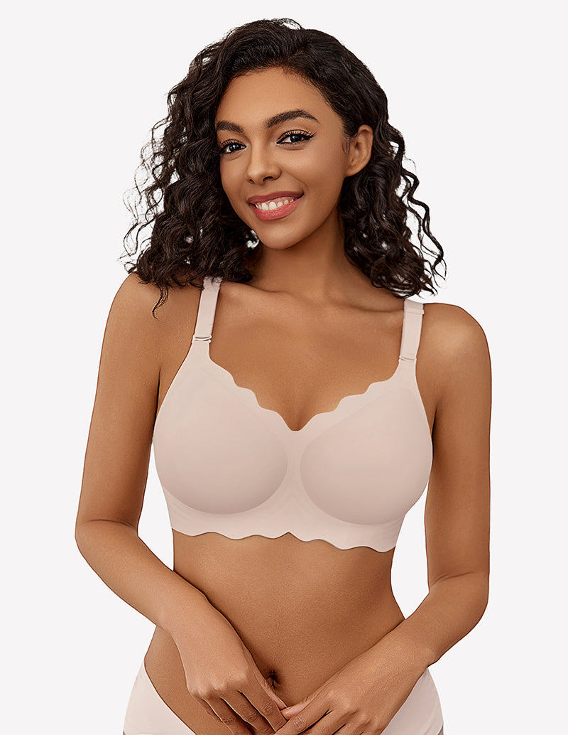 Wireless Full Coverage Push Up Bar Pink Lingerie Sets-Bras - Tophatter Daily Deals