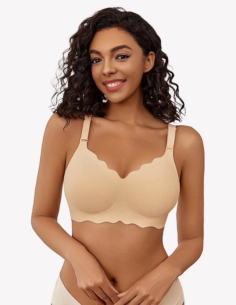 Wireless Full Coverage Push Up Bar Nude Lingerie Sets-Bras - Tophatter Daily Deals