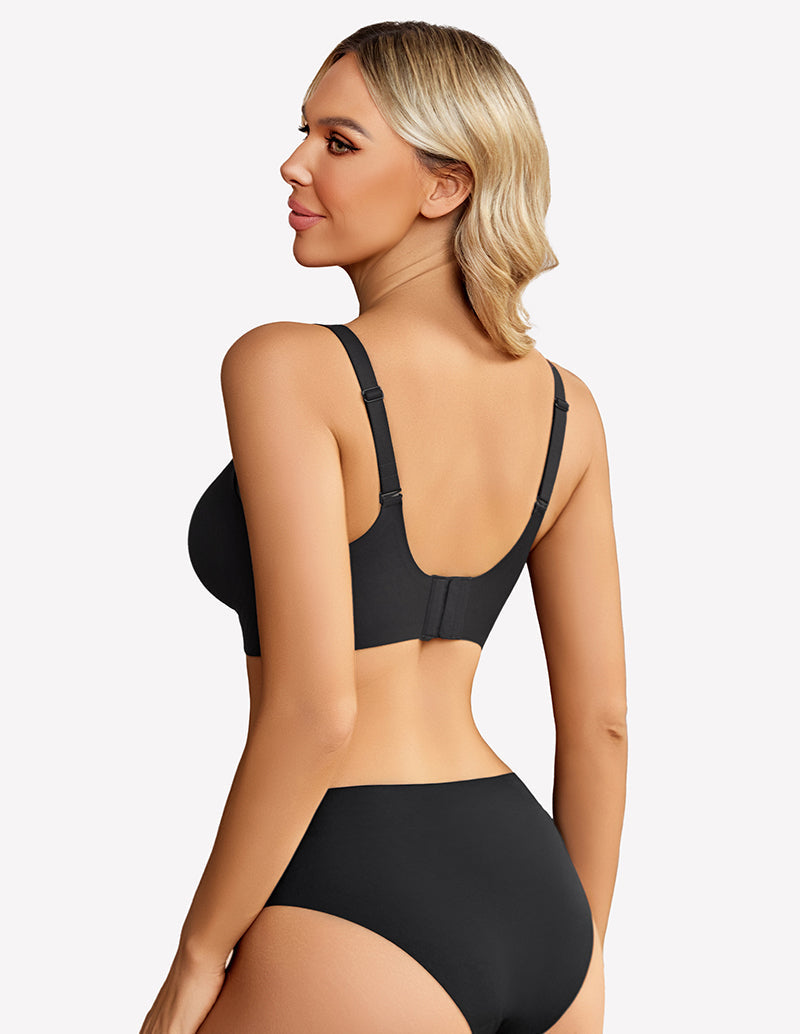 Seamless Bralettes Wireless Push Up Bra Lingerie Sets-Bras - Tophatter Daily Deals