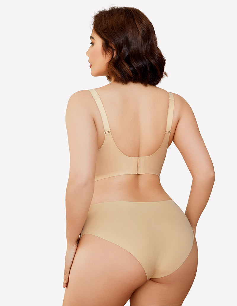 Seamless Bralettes Wireless Push Up Bra Lingerie Sets-Bras - Tophatter Daily Deals