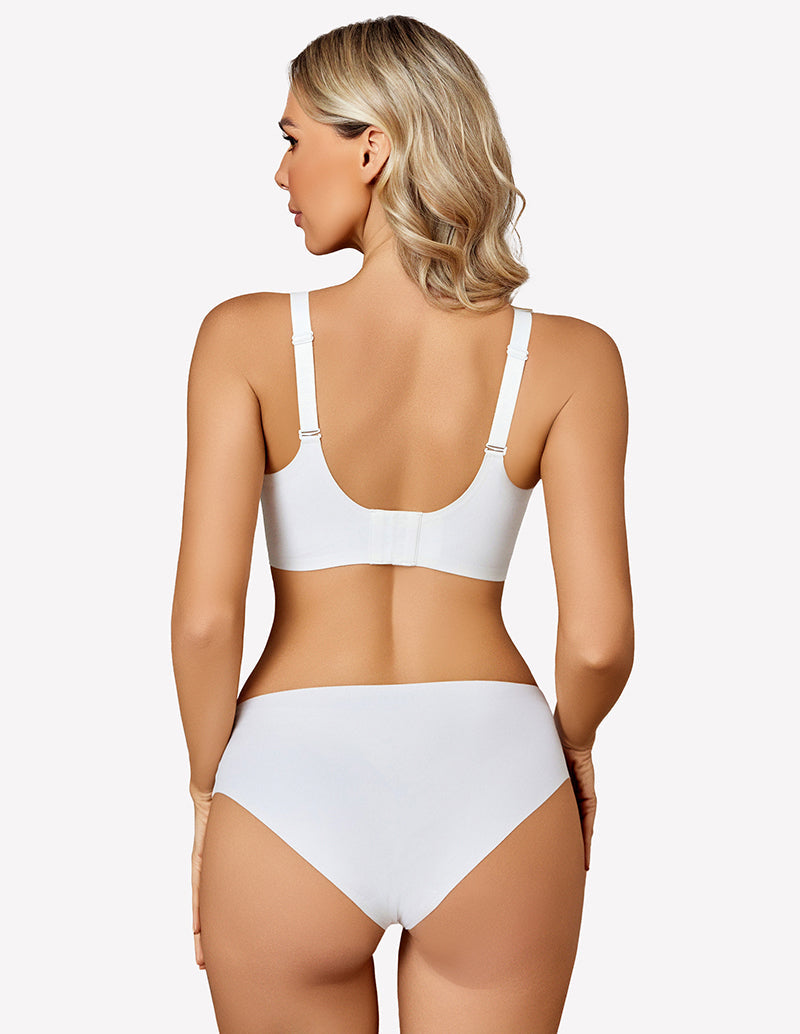 Seamless Bralettes Wireless Push Up Bra Lingerie Sets-Bras - Tophatter Daily Deals