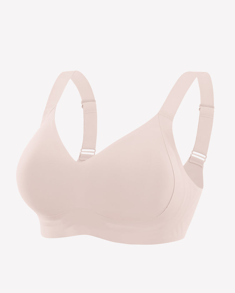 Seamless Bra No Underwire Push Up Bras Pink Lingerie Sets-Bras - Tophatter Daily Deals