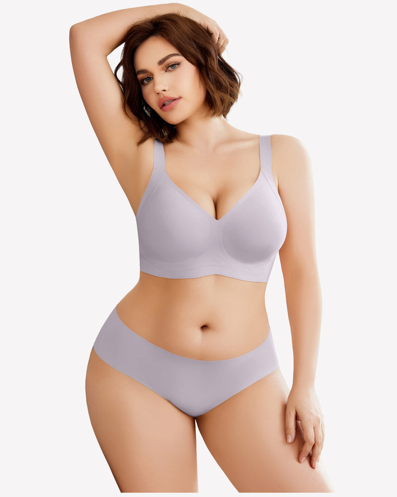 Seamless Bra No Underwire Push Up Bras Lingerie Sets-Bras - Tophatter Daily Deals