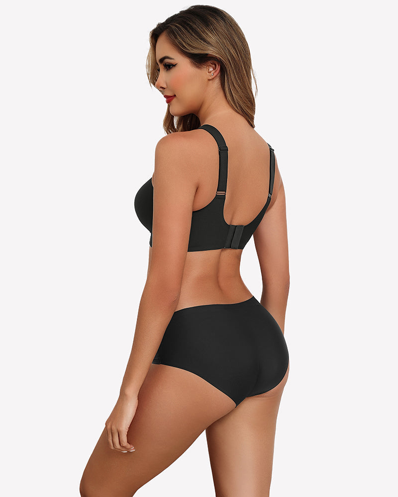Seamless Push Up Wireless Bra Lingerie Sets-Bras - Tophatter Daily Deals