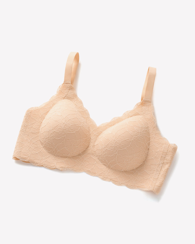 Wireless Full Coverage Lace Bra Lingerie Sets-Bras - Tophatter Daily Deals