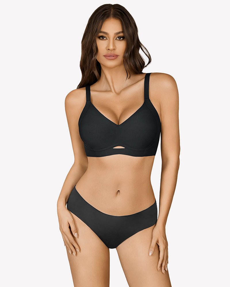 Wireless Push Up Bralette Supportive Bra Lingerie Sets-Bras - Tophatter Daily Deals