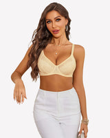 Lace Push Up Bralettes Bras Champagne Lingerie Sets-Bras - Tophatter Daily Deals