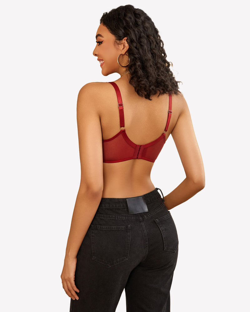Lace Push Up Bralettes Bras Lingerie Sets-Bras - Tophatter Daily Deals