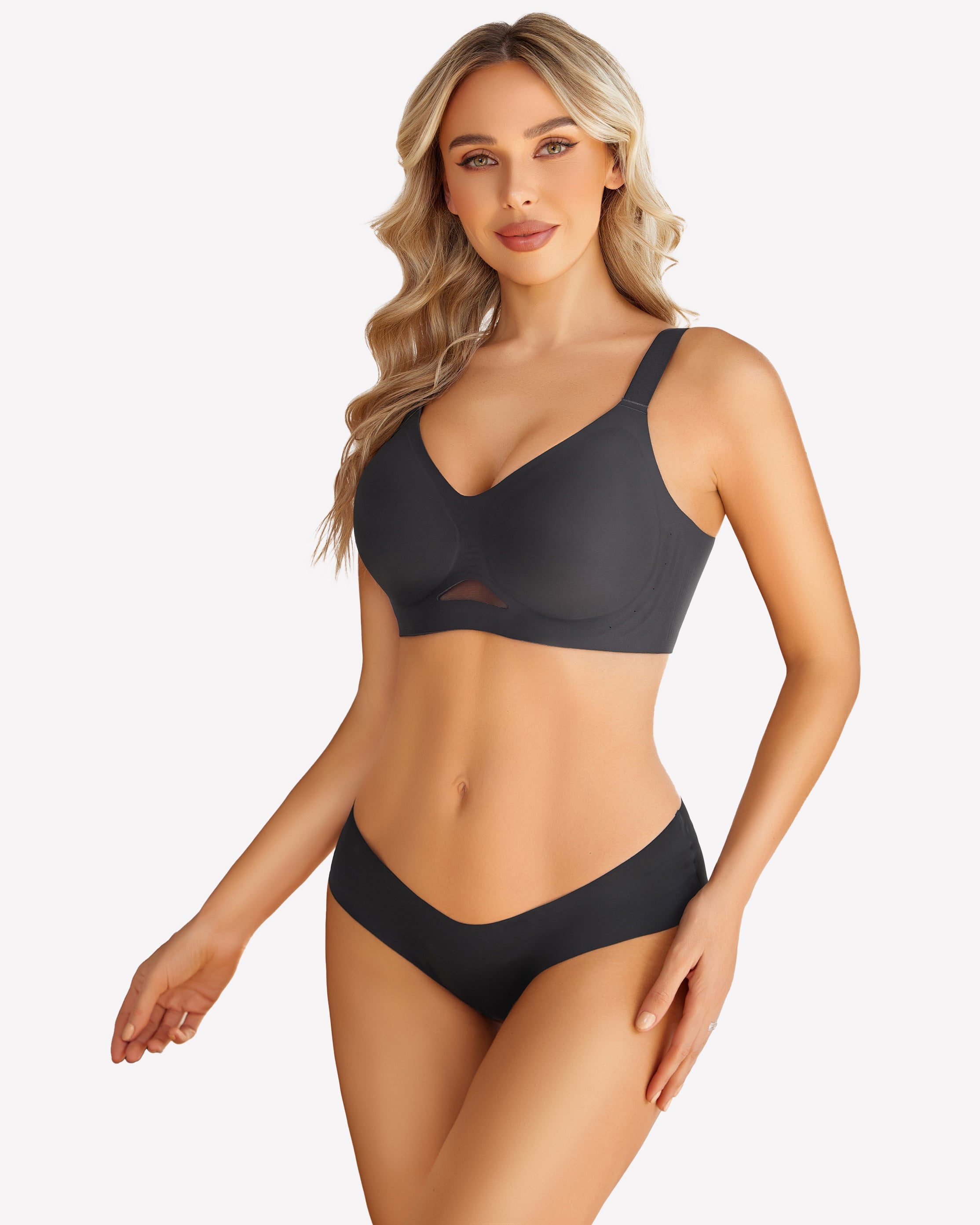 Wireless Bras Seamless Push Up Bra Lingerie Sets-Bras - Tophatter Daily Deals