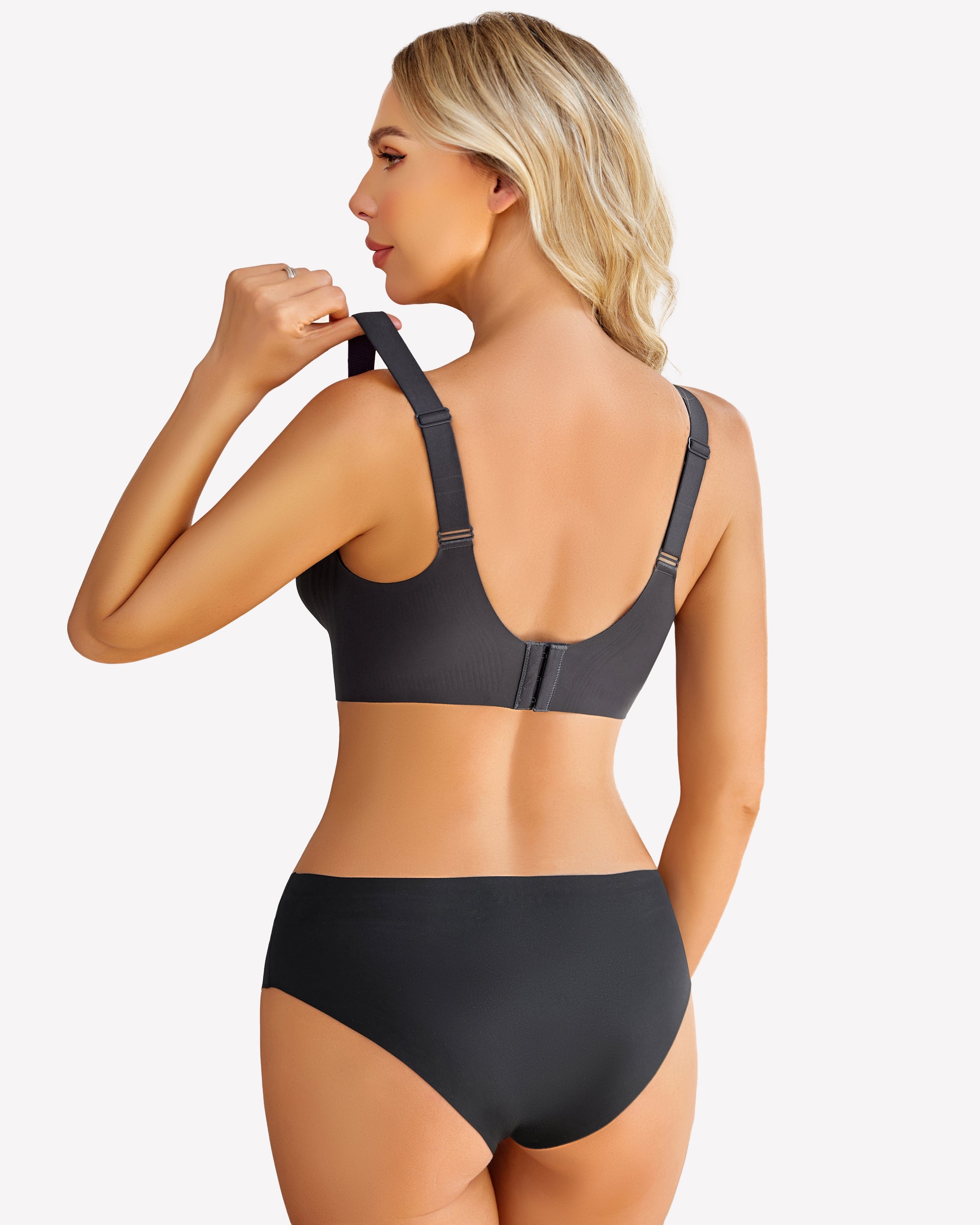 Wireless Bras Seamless Push Up Bra Lingerie Sets-Bras - Tophatter Daily Deals