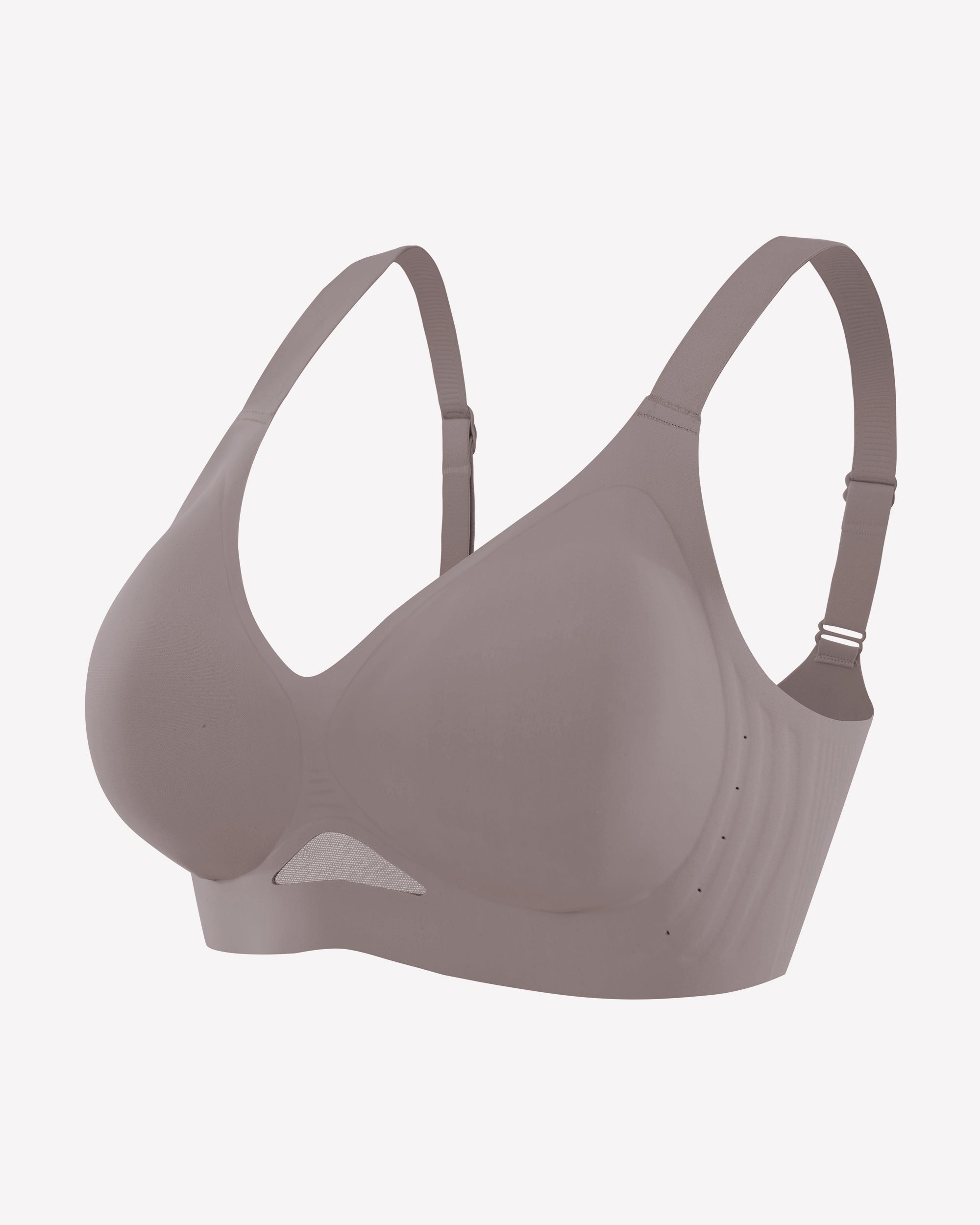 Wireless Bras Seamless Push Up Bra Gray Lingerie Sets-Bras - Tophatter Daily Deals