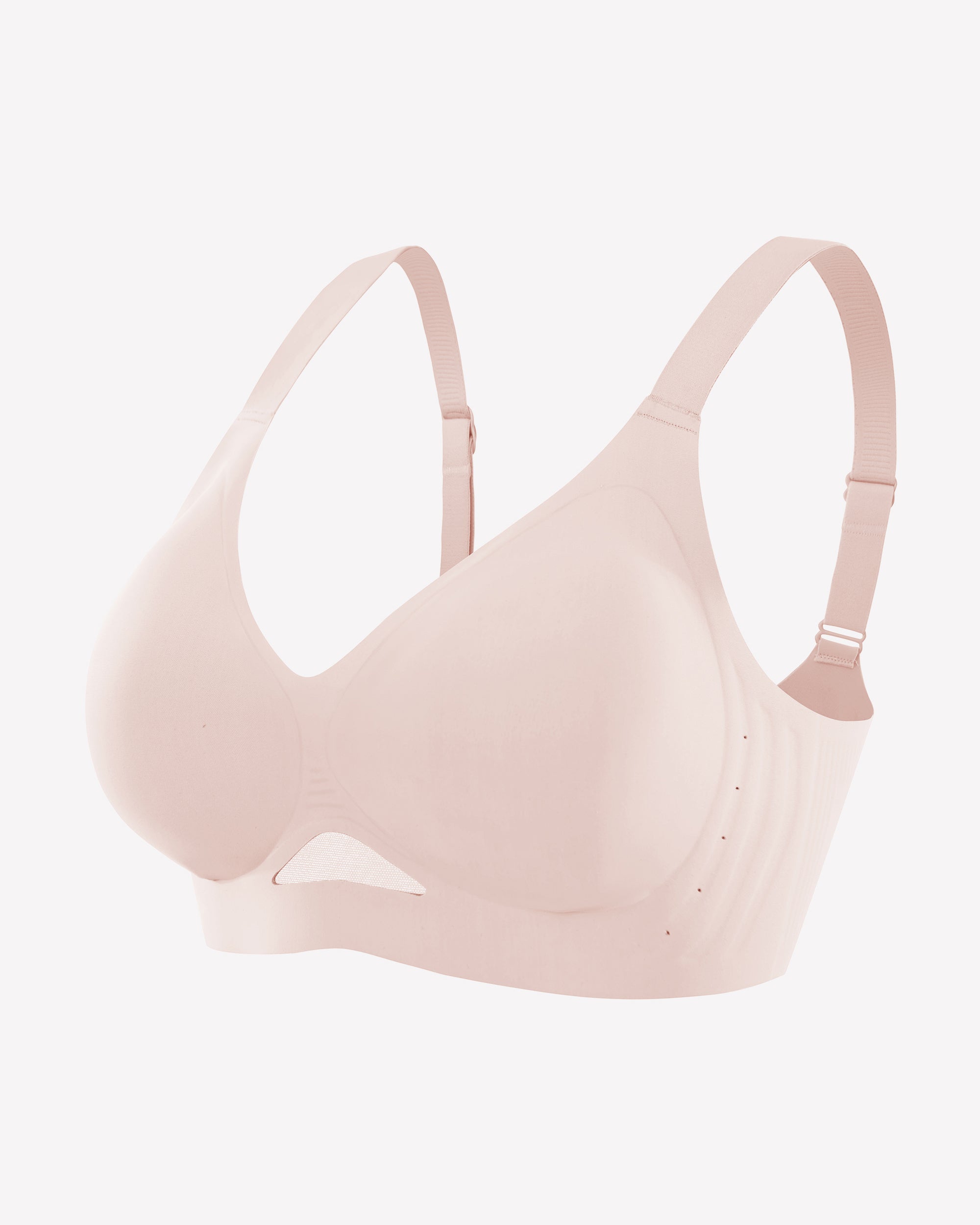 Wireless Bras Seamless Push Up Bra Coupled Pink Lingerie Sets-Bras - Tophatter Daily Deals