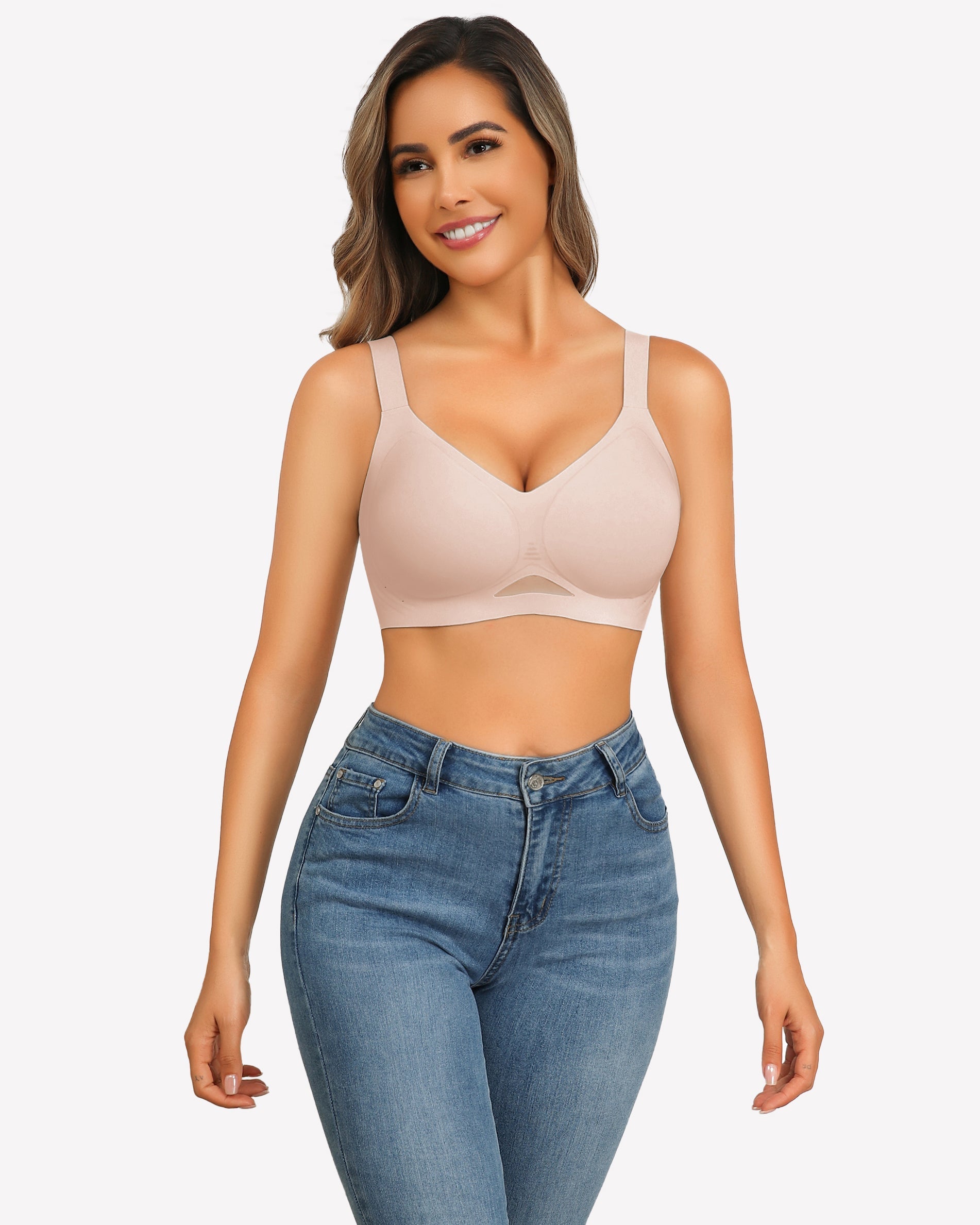 Wireless Bras Seamless Push Up Bra Lingerie Sets-Bras - Tophatter Daily Deals