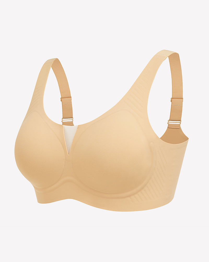 Seamless Deep V Comfort Bra Lingerie Sets-Bras - Tophatter Daily Deals
