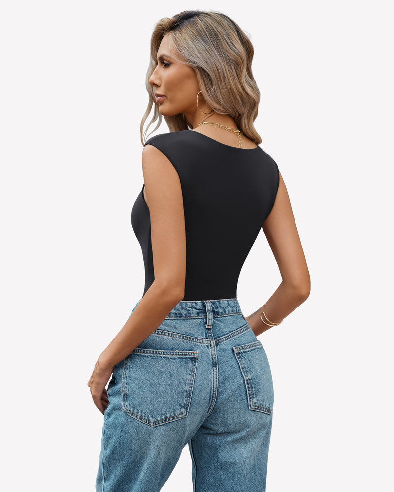 Seamless Tank Top Thong Body Suit - Tophatter Daily Deals