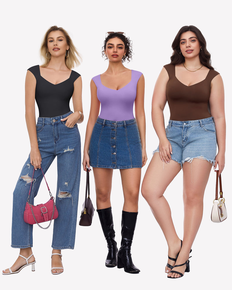 Seamless Tank Top Thong Body Suit - Tophatter Daily Deals