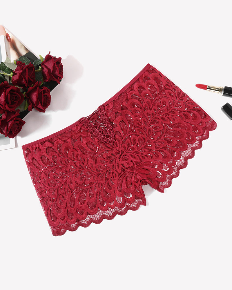 Boyshorts Panties Lace Boxer Briefs Lingeries-panties - Tophatter Daily Deals