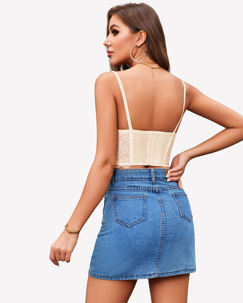 Underwire Tops Push Up Bustier No Padded Lingerie Sets-Bras - Tophatter Daily Deals